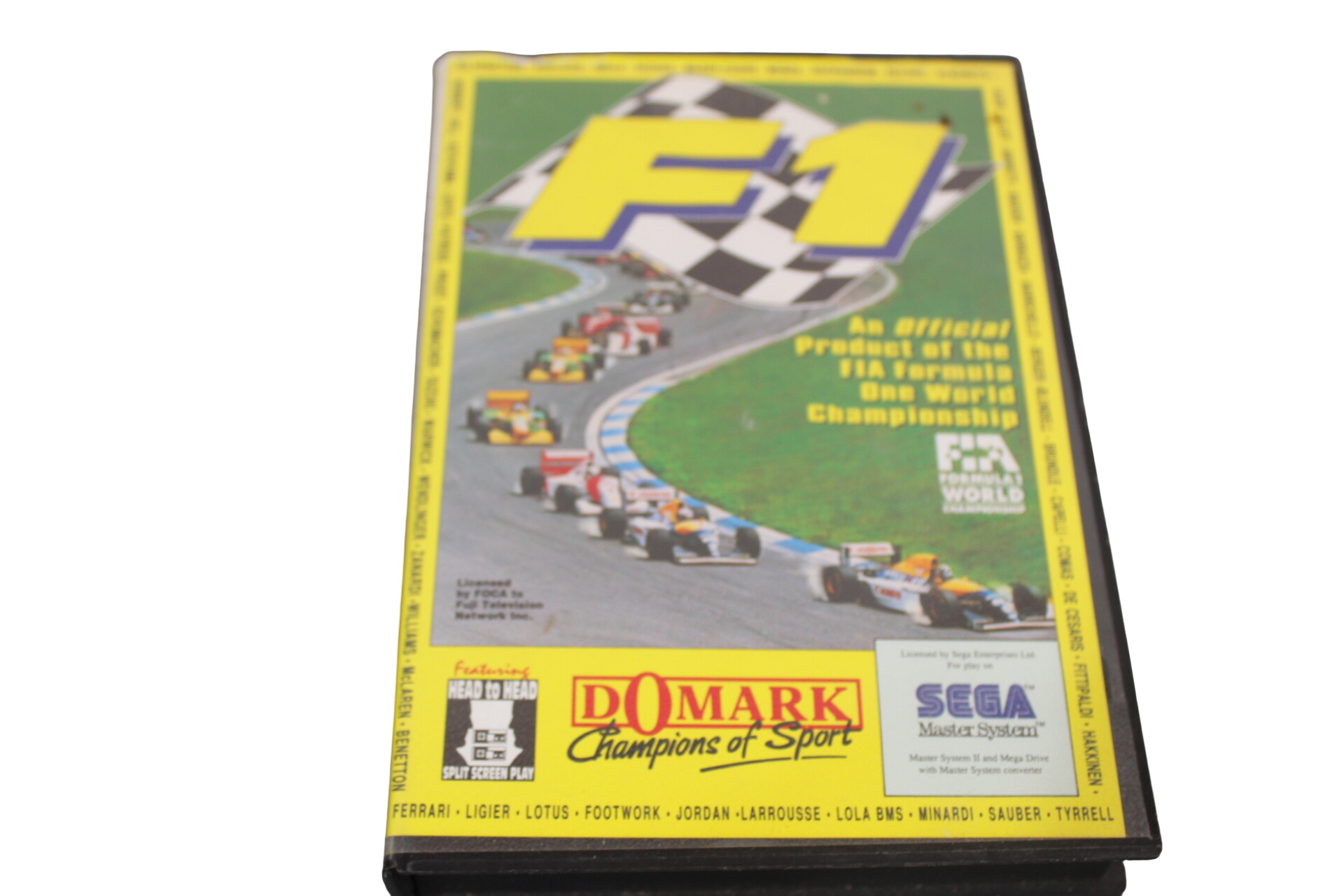 Acheter Jeu SEGA MASTER SYSTEM F1 Bon état - 10,00 € Jeu SEGA MASTER SYSTEM F1 Bon état - reconditionné disponible sur Label Emmaüs